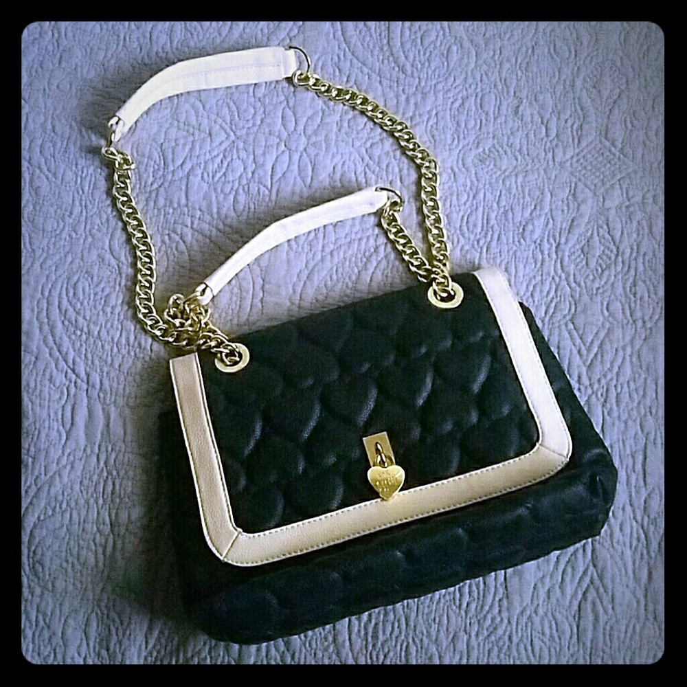 Heart Quilted Handbag